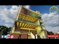 40x80 house design 12x24m commercial complex design