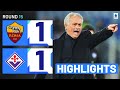 ROMA-FIORENTINA 1-1 | HIGHLIGHTS | 9-man Roma hold onto draw | Serie A 2023/24