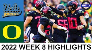 #10 Oregon vs #9 UCLA Highlights | College Football Week 8 | 2022 College Football Highlights