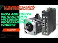 DRVA AND DDRVA SERVO DRIVE INSTRUCTION IN MITSUBISHI PLC PROGRAMMING GX WORKS2