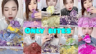 QIAN \u0026YY MIX FREEZER FROST ICE ONLY BITES MUKBANG|EXTREMELY SQUEAKY CRUNCHY ICE ASMR 🧊🧊🥶🤤💦