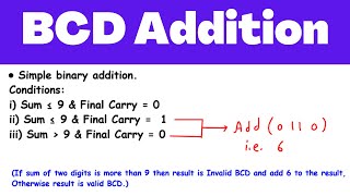 BCD addition | Electrical Engineering