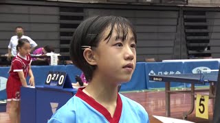 【全農杯2021】ホープス女子準々決勝｜栗田寧々 vs 深山稟心