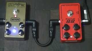 BB PREAMP XOTIC VS CUSTOM BADASS MODIFIED O.D. MXR