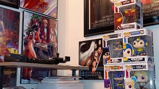 Putting Funko Pops in pop protectors