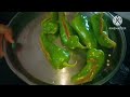 😋जेवणाची चव वाढवण्यासाठी चटपटीत मिरची फ्राय bharli mirchi mirchi fry recipe mirch masala.