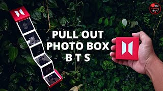 Pull Out Photo Box Tutorial | Photo Box BTS | DIY Pull Out Photo Box Easy | Accordion Photo Album