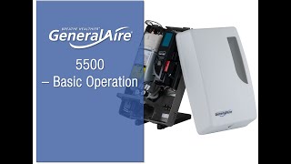 GeneralAire® Model 5500 Steam Humidifier - Basic Operation