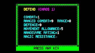 Chaos 2 video 148 ZX Spectrum