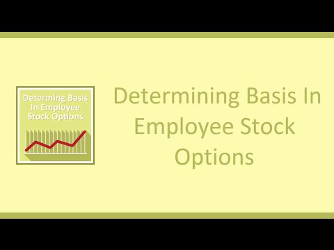 Determining Basis in Employee Stock Options Determining Basis in Employee Stock Options