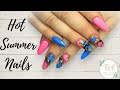 Hot Summer Nails🌞 | GEL X DUPE | @beetlesgelpolish NAIL TIP KIT REVIEW