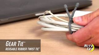 Gear Tie® Reusable Rubber Twist Tie™ – Tech Fan