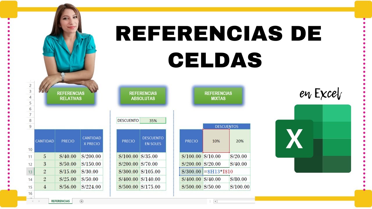 REFERENCIAS En EXCEL 💲 RELATIVAS, ABSOLUTAS Y MIXTAS 💲 - YouTube