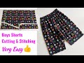 Boys Shorts Cutting and stitching | Baby shorts