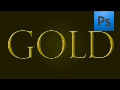 Adobe Photoshop / Gold Text Effect Tutorial (Download link in description) Adobe Photoshop / Gold Text Effect Tutorial (Download link in description)