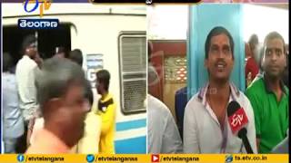 Heavy Crowd Rush @ Khairatabad MMTS Railway Station | Ahead of Ganesh Idol Immersion