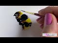 quick and fun painting loose bees in watercolors