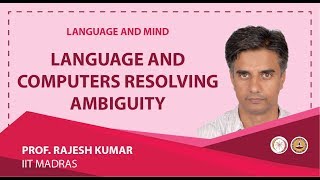 Language and computers: resolving   ambiguity