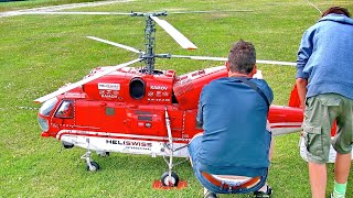 STUNNING !!! RC KAMOV KA-32 RUSSIAN TRANSPORT SCALE MODEL ELECTRIC HELICOPTER / FLIGHT DEMONSTRATION