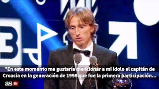 La humildad de modric hace llorar a BOBAN 😢