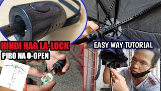 automatic umbrella repair | Hindi nala-lock piro nao-open | PAYONG REPAIR