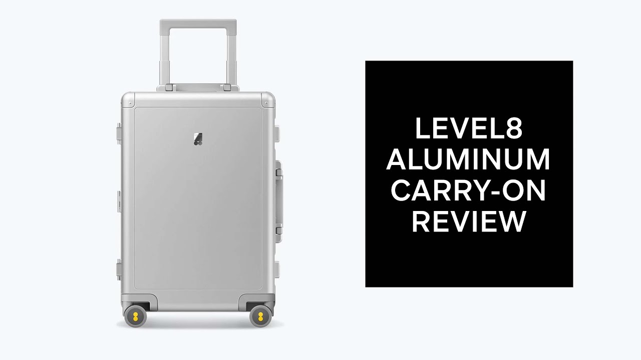 Level8 Aluminum Carry-On Luggage Review - YouTube