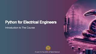 Python for Electrical Engineers | 01A