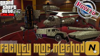 Grand Theft Auto V Online: Facility Vehicles MOC Method for DMO and GCTF