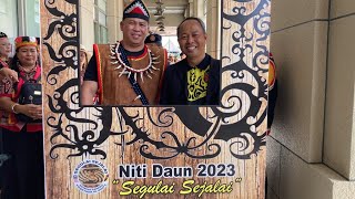 Gawai Dayak 'Niti Daun' Cultural Parade 2023 at Kuching Waterfront, Sarawak theme 