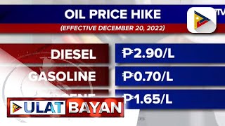 Higit P2 taas-presyo sa diesel, ipatutupad bukas