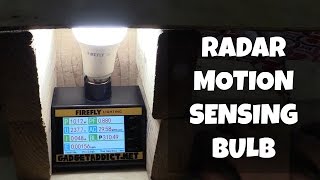 Radar motion sensing bulb from Firefly