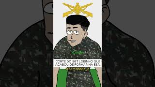 Corte do aluno x SGT lobinho #militar #esa #humormilitar