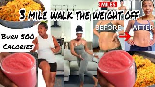 I tried the 3 mile fat burning indoor WALKING WORKOUTS @growwithjo / Realistic what I ate+ Food haul