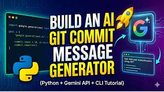 Build an AI Git Commit Message Generator in Python (Gemini API + CLI) 🚀