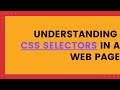 CSS selectors explained in a Web Page | CSS tutorial