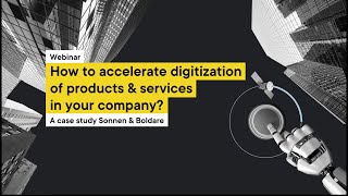 How to accelerate digitization of products and services in your company? | WEBINAR | sonnen