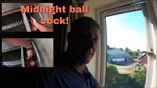 10/08/22.  When your ball cock gets stuck at midnight!