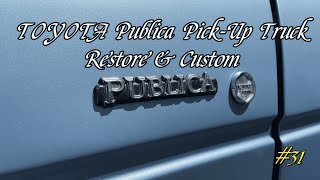 TOYOTA Publica Pick-up Truck #31　塗装素人　全塗装編【希少車】トヨタ　パブリカトラックをレストア＆カスタム【旧車】