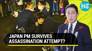 Japan PM targeted with 'bomb'; Evacuated after 'assassination attempt' | Watch