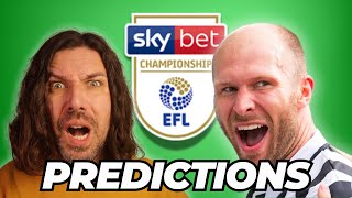 Championship SCORE PREDICTIONS - Round 28