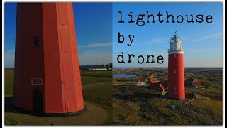 32~ lighthouse by drone - Netherlands