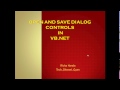 openFile and saveFile dialog controls in VB.NET