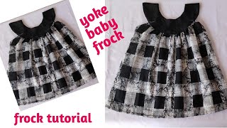 6 month baby frock cutting