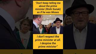 George Galloway shuts up Sky News reporter saying he despises Rishi Sunak | Janta Ka Reporter