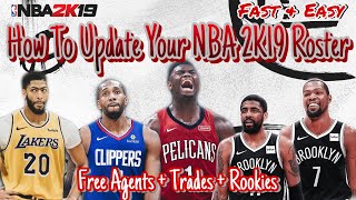 How To Get Updated NBA 2K22 On NBA 2K19 WITH FREE AGENCY & ROOKIES! (PS4/XBOX ONE/PC)