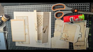 Aufklappbares Ephemera Folio Kit - Bastelanleitung - Idee