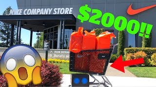 I SPENT $2000 AT THE NIKE EMPLOYEE STORE!!! MASSIVE SNEAKER HAUL!