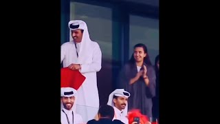 How Qatar's amir celebrated Morocco's historic win