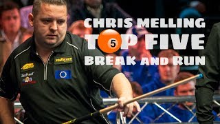 Chris Melling 'The Magician' Top 5 Break & Run Frames