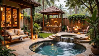 Relax with Gentle Jazz Music in a Luxury Resort | Elegant Music Calms the Mind, Relieves Stress